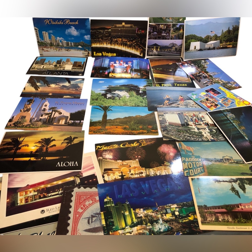 Vintage Postcard Collection - Scenic Views USA lot of 24